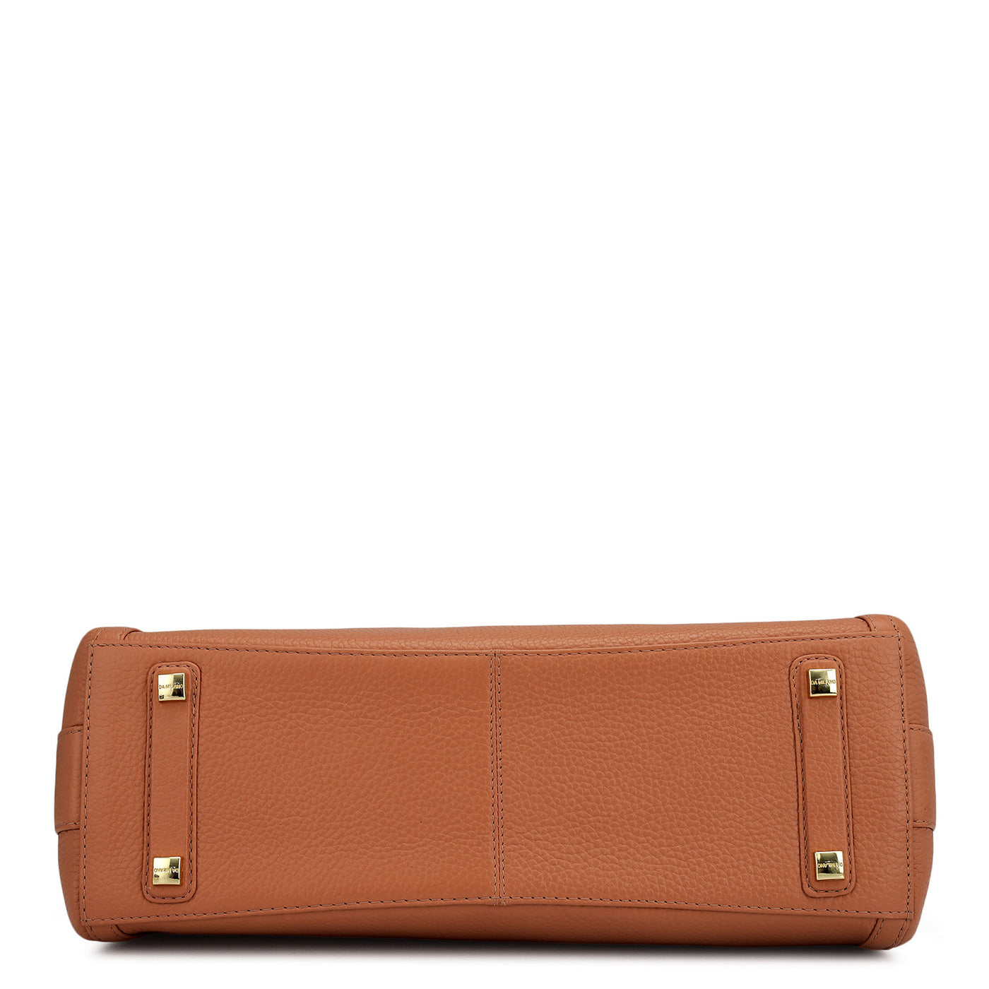 Medium Wax Leather Hobo - Terracotta