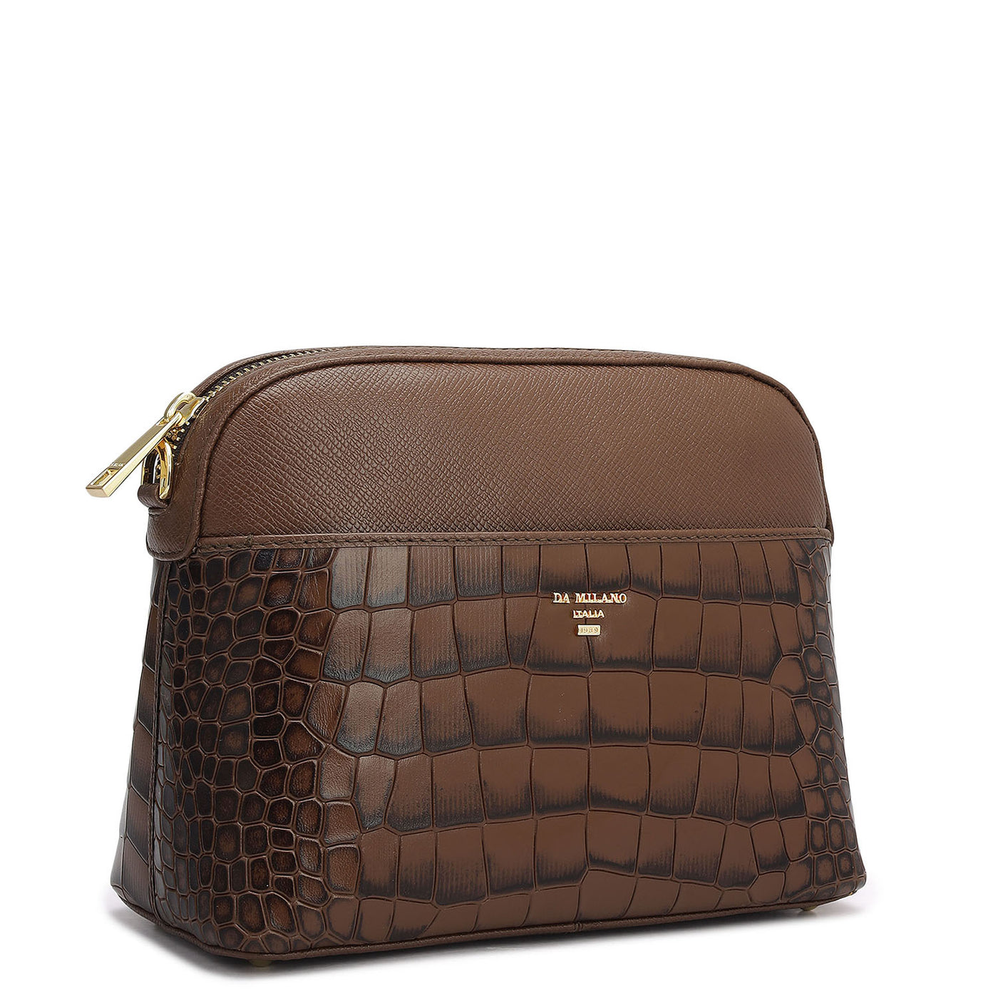 Small Croco Franzy Leather Sling - Date