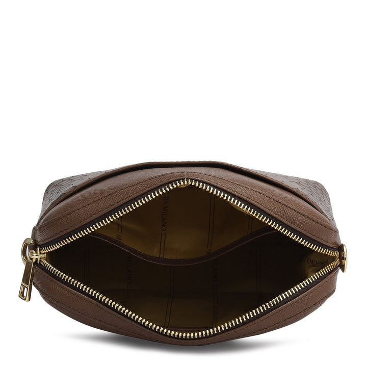 Small Croco Franzy Leather Sling - Date