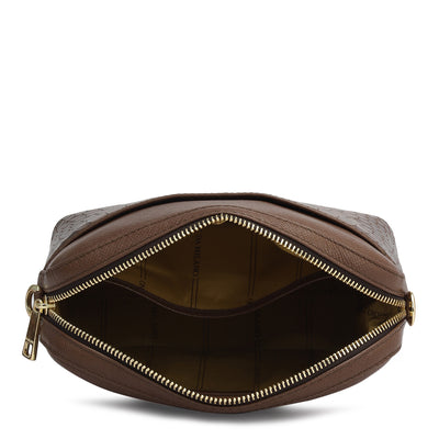 Small Croco Franzy Leather Sling - Date