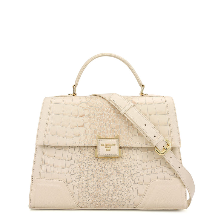 Classic Top Handle Bag (S) - Marshmallow