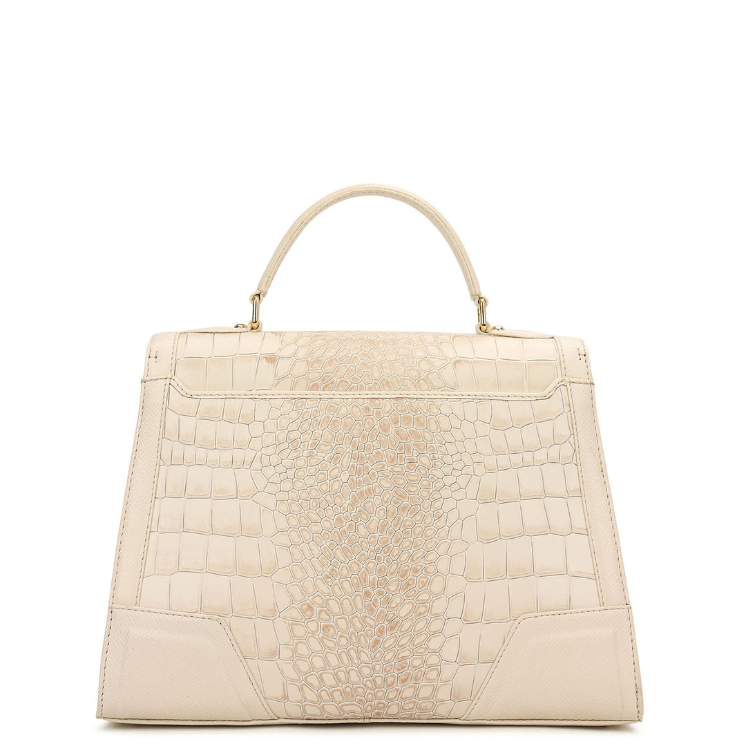 Classic Top Handle Bag (S) - Marshmallow