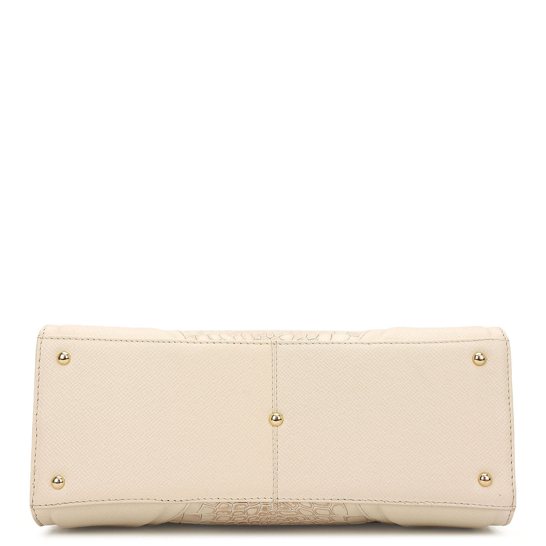 Classic Top Handle Bag (S) - Marshmallow