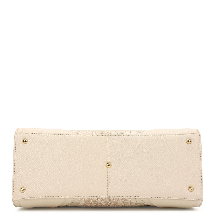 Classic Top Handle Bag (S) - Marshmallow
