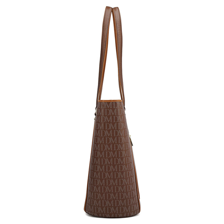 Large Monogram Leather Tote - Date