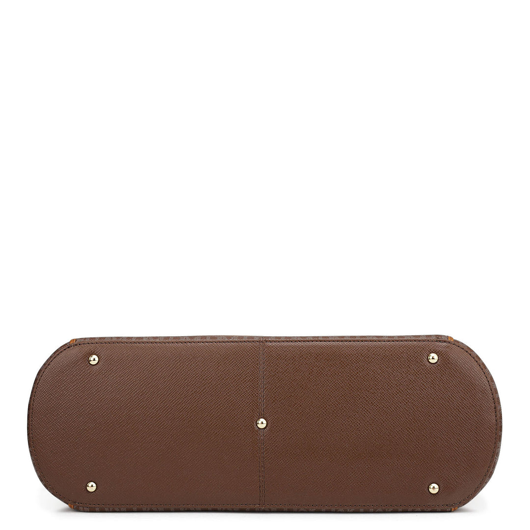 Large Monogram Leather Tote - Date