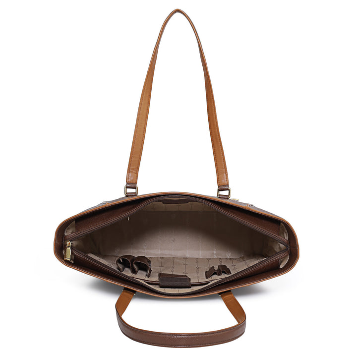 Large Monogram Leather Tote - Date
