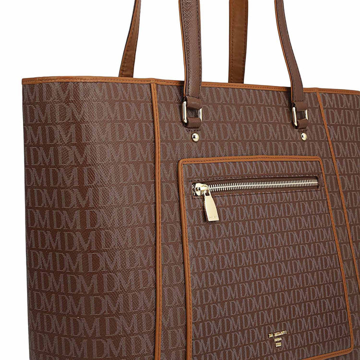 Large Monogram Leather Tote - Date