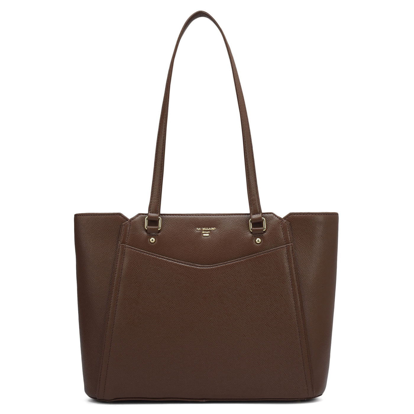 Small Franzy Leather Tote - Date