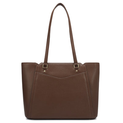 Small Franzy Leather Tote - Date