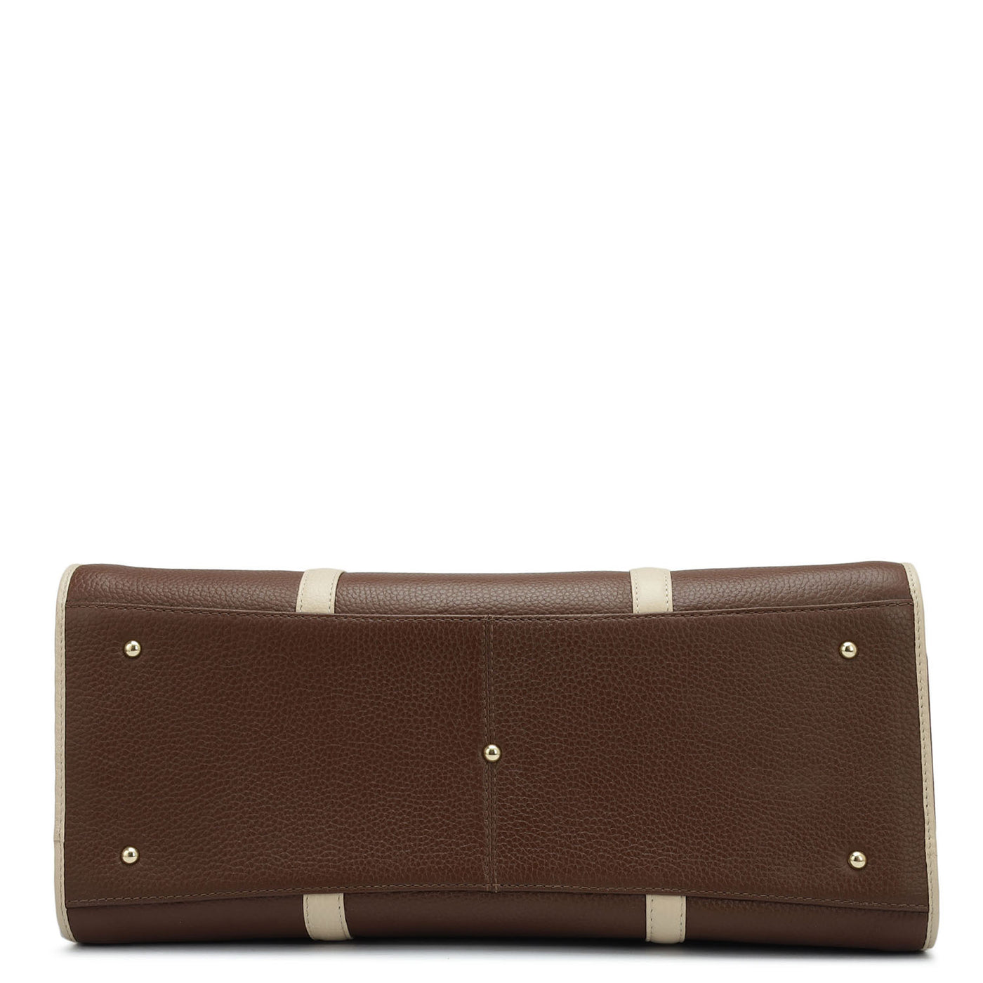 Large Wax Leather Satchel - Espresso