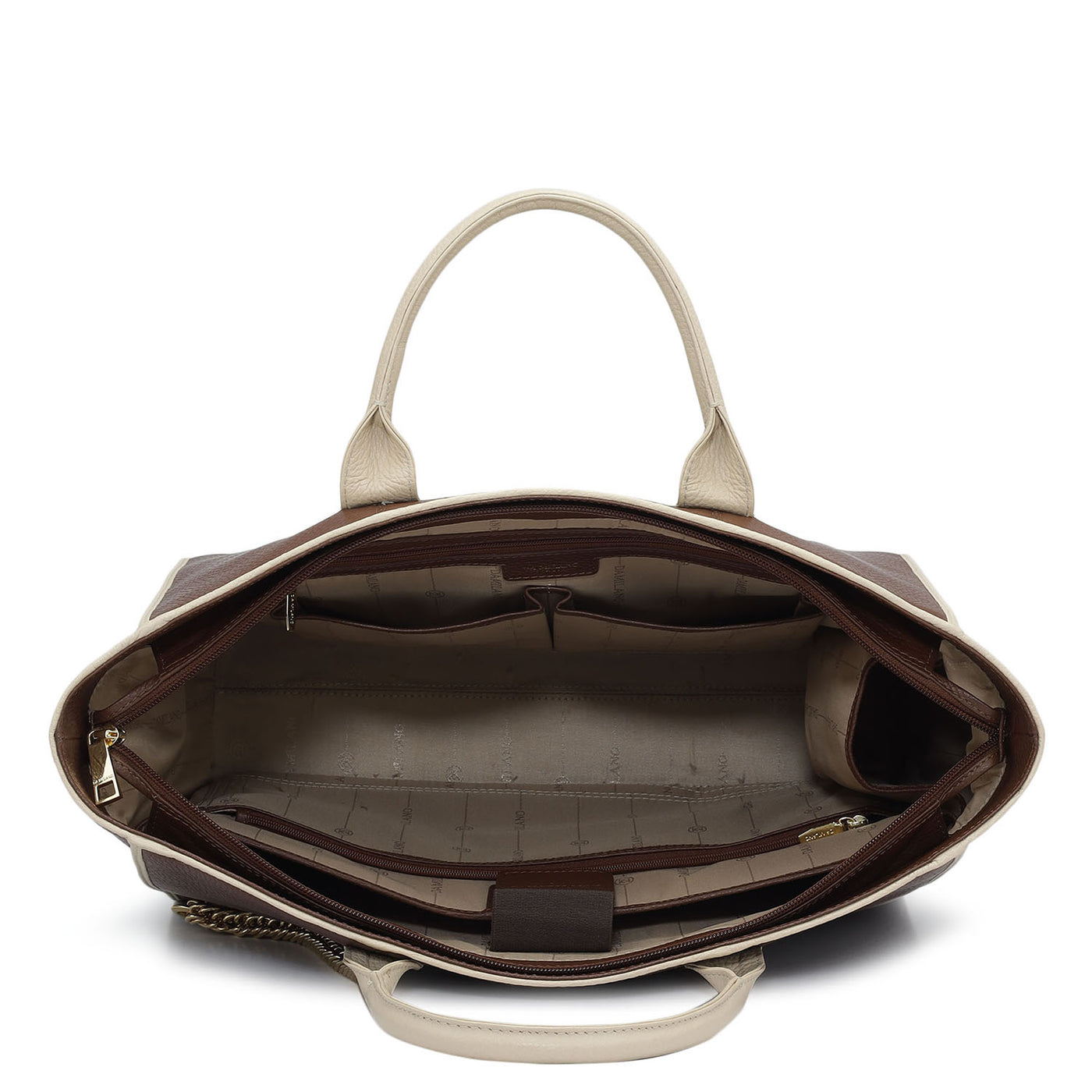 Large Wax Leather Satchel - Espresso