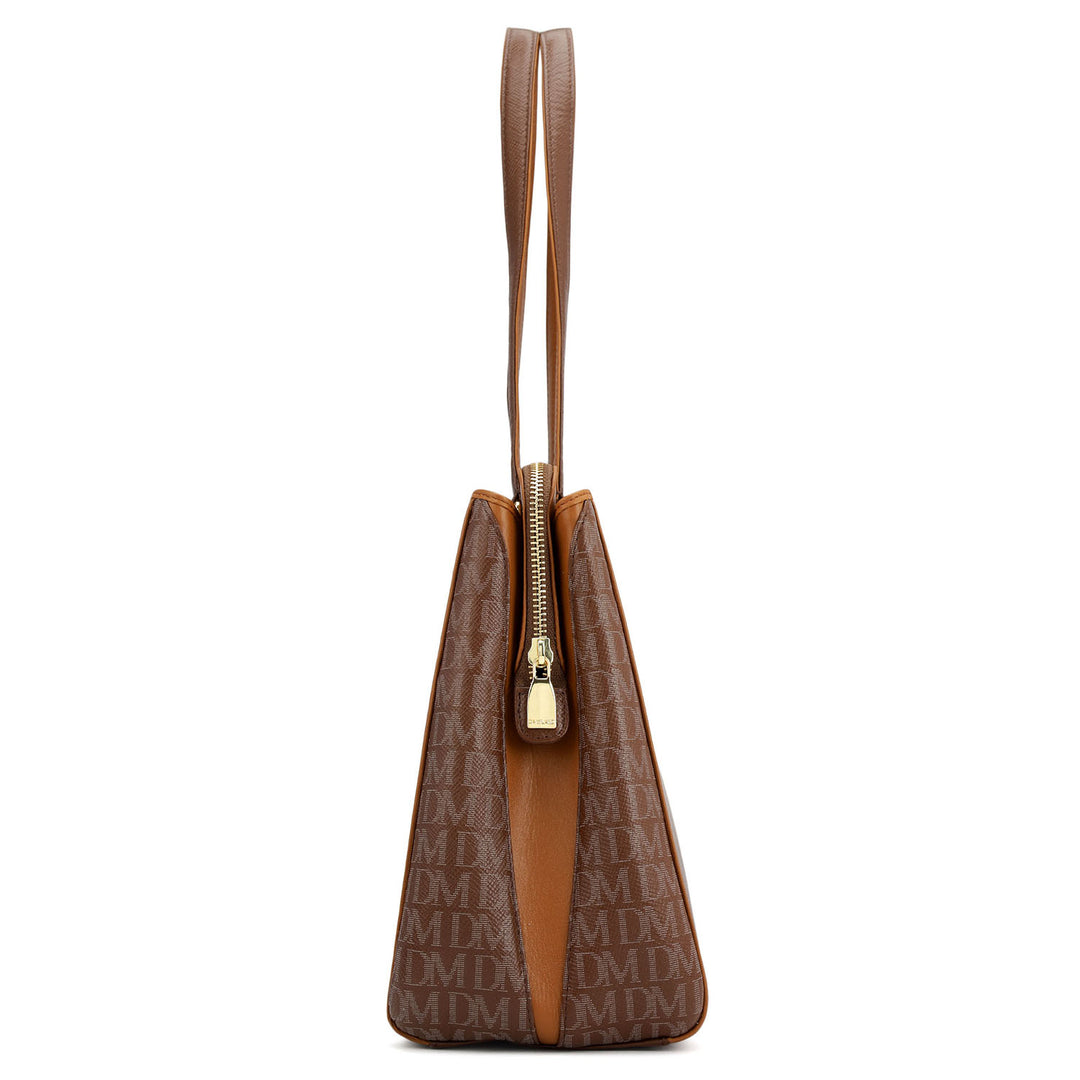 Medium Monogram Leather Shoulder Bag - Date