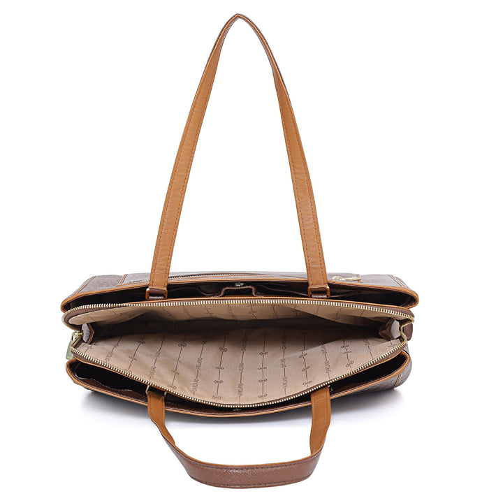 Medium Monogram Leather Shoulder Bag - Date