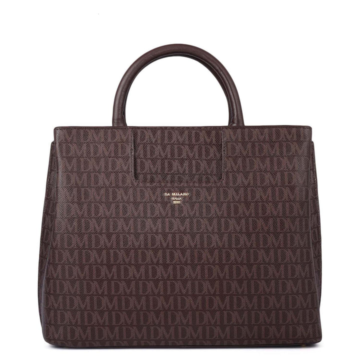 Medium Monogram Leather Satchel - Date