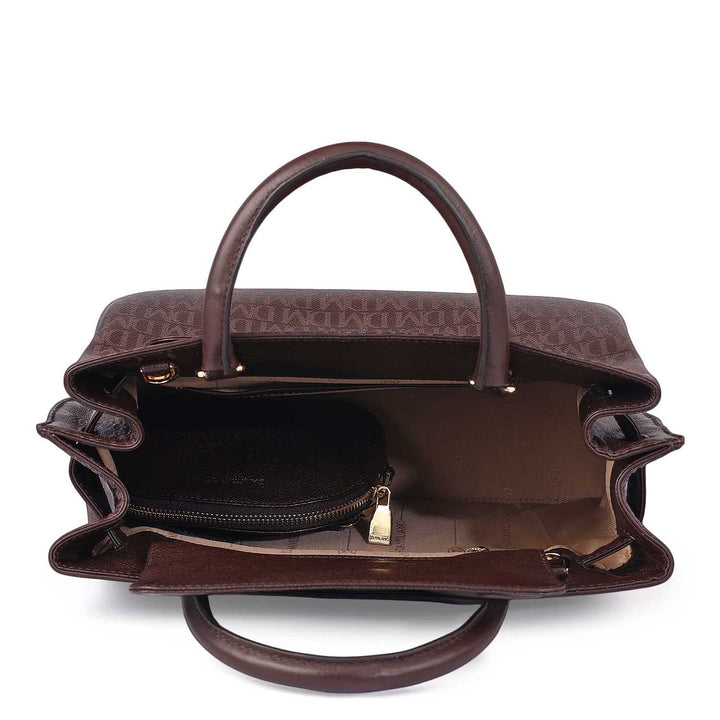 Medium Monogram Leather Satchel - Date