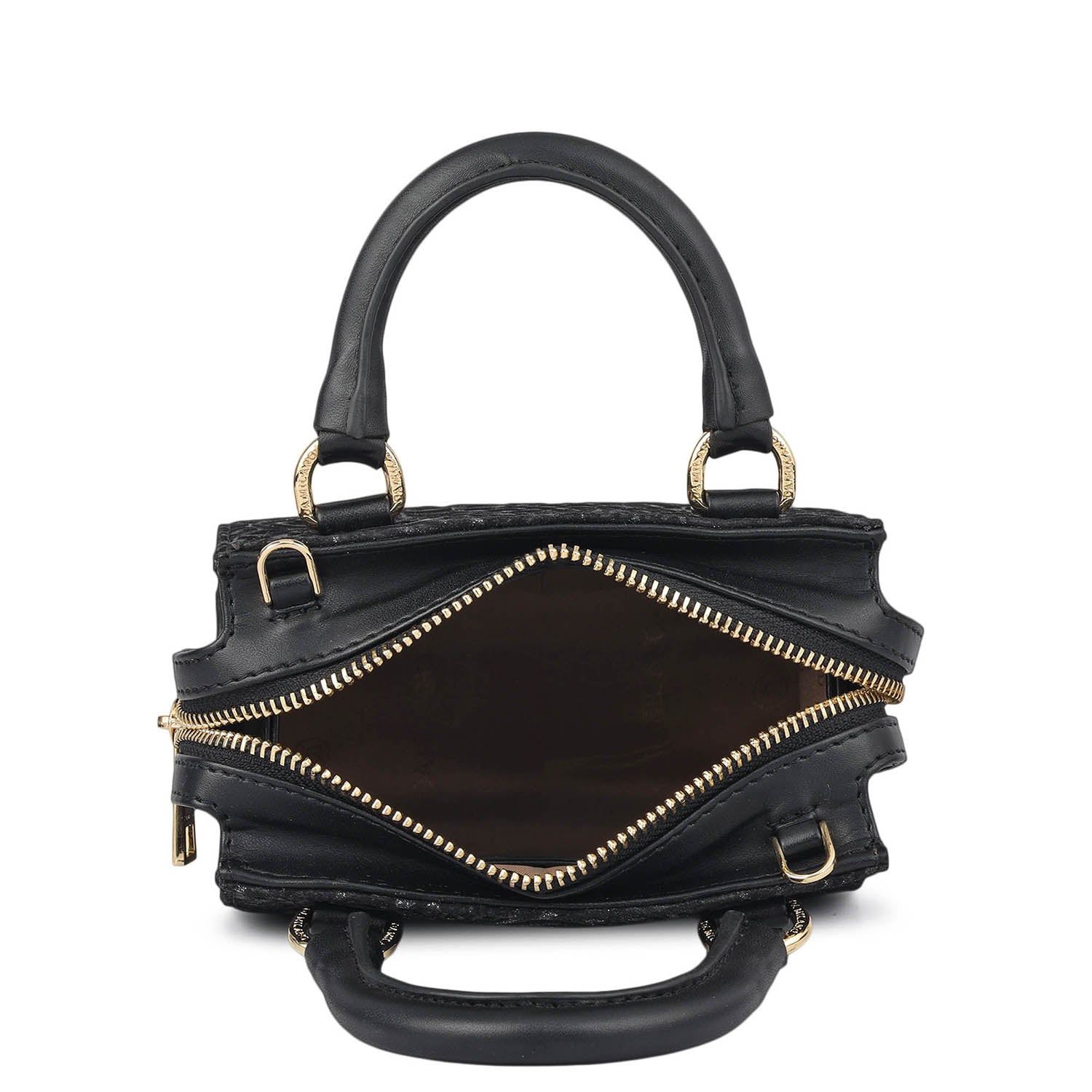DA MILANO レザーバッグ Croco Leather Laptop Bag - Black – Da Milano