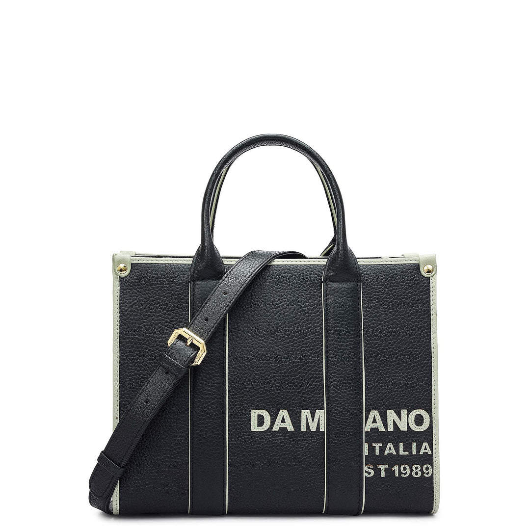 Zoe Small Book Tote - Black