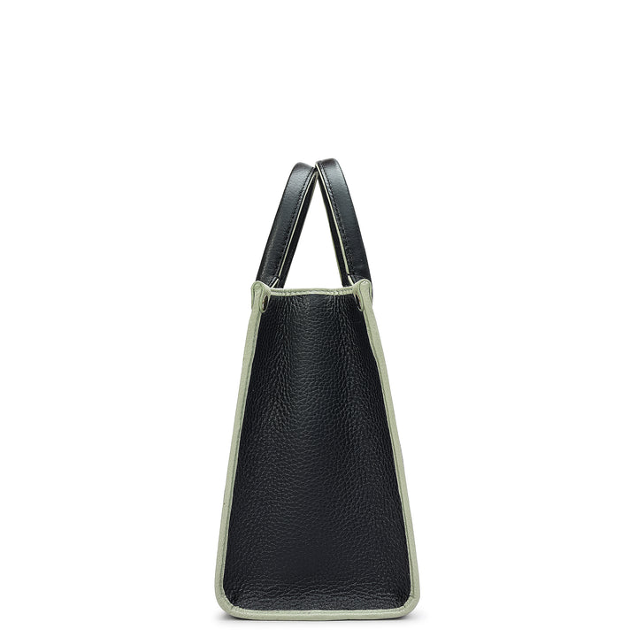 Zoe Small Book Tote - Black