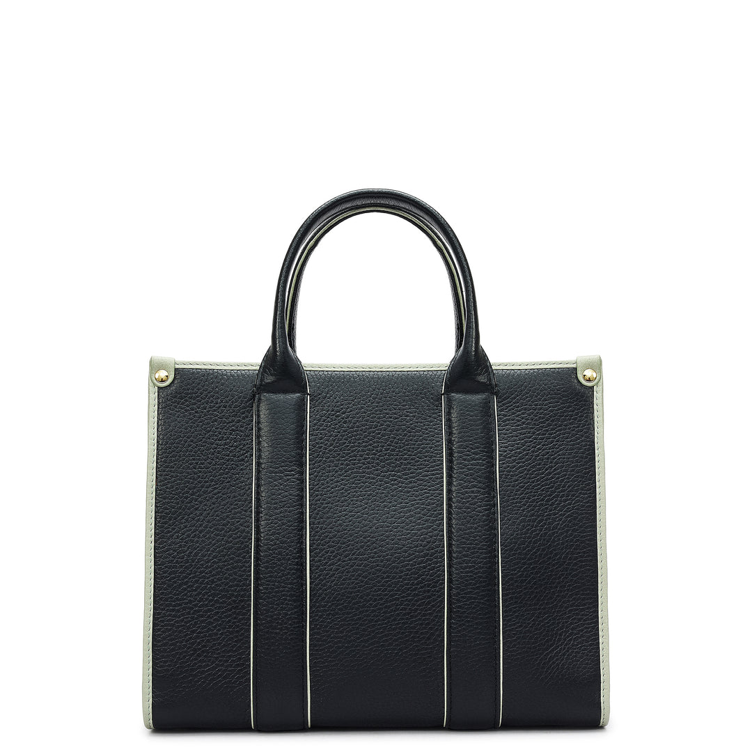 Zoe Small Book Tote - Black