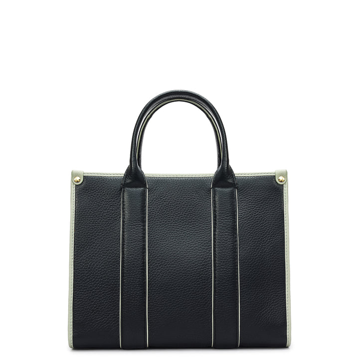 Zoe Small Book Tote - Black