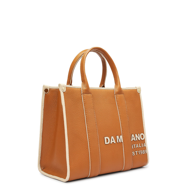 Zoe Small Book Tote - Caramel