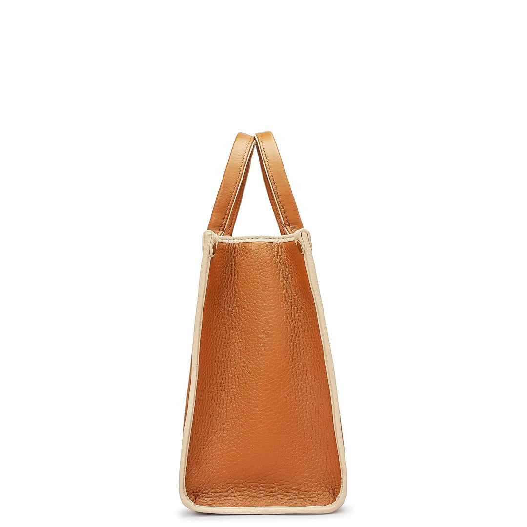 Zoe Small Book Tote - Caramel