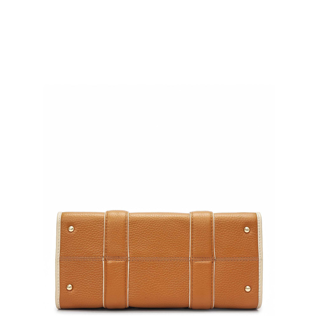 Zoe Small Book Tote - Caramel