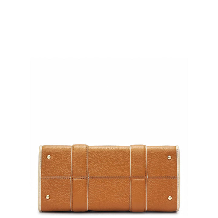 Zoe Small Book Tote - Caramel