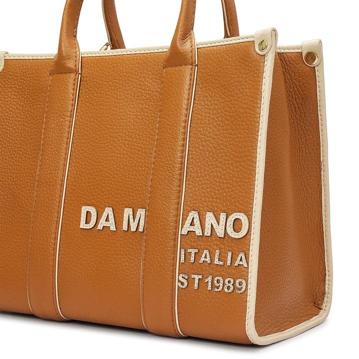 Zoe Large Book Tote - Caramel