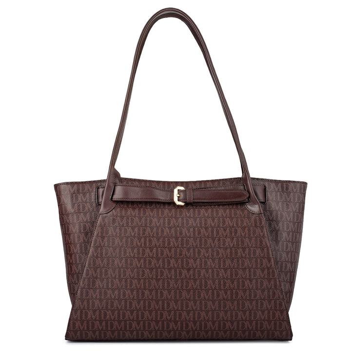 Medium Monogram Leather Tote - Date