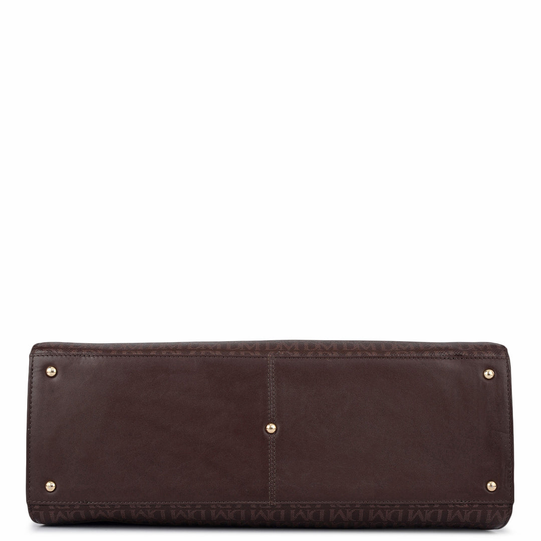 Medium Monogram Leather Tote - Date