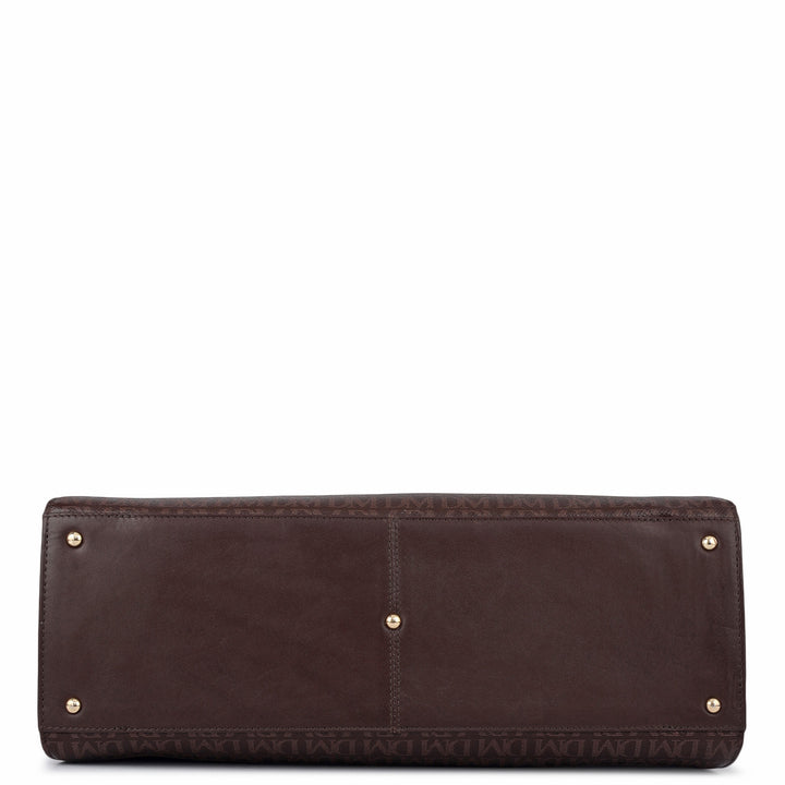 Medium Monogram Leather Tote - Date