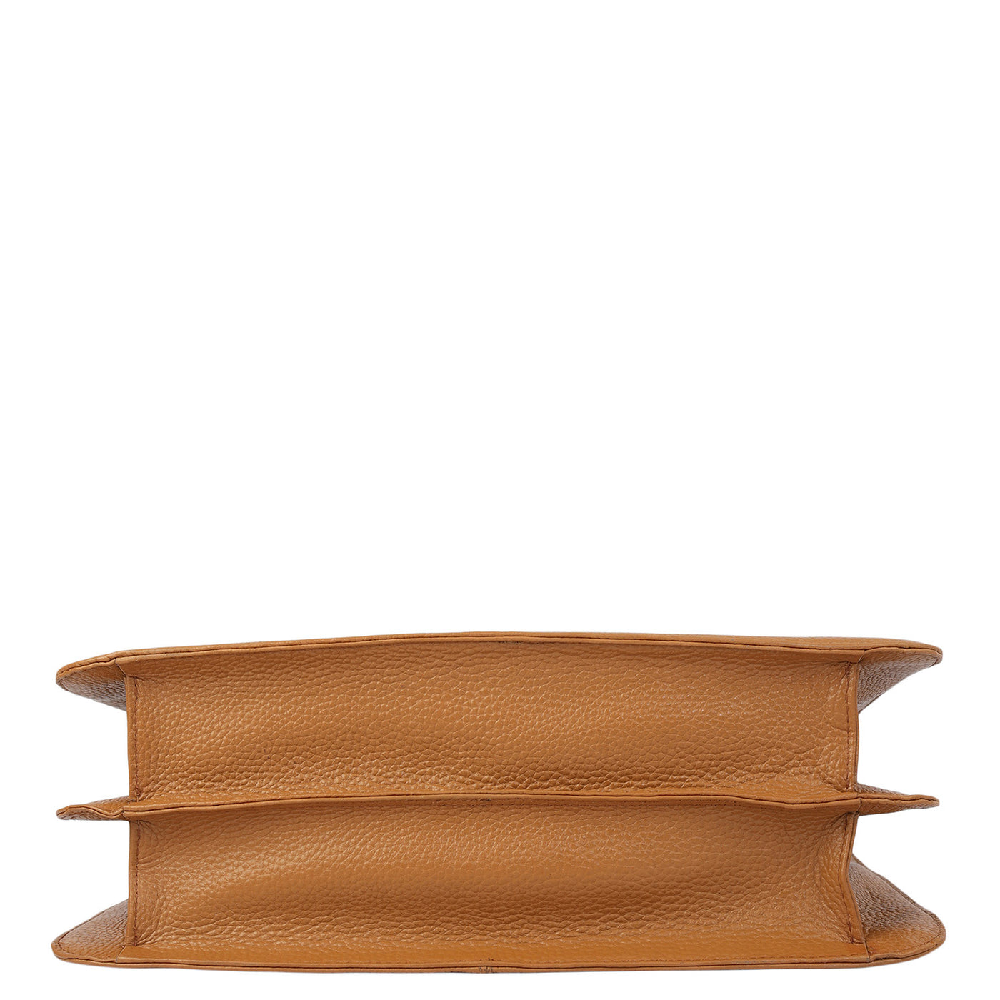 Serena Bunti Wax Leather Satchel - Caramel