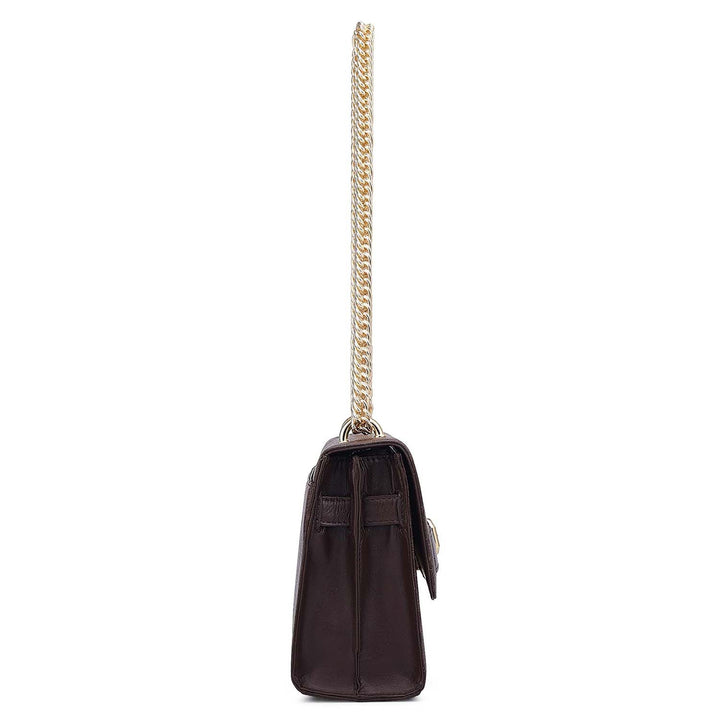 Small Monogram Leather Shoulder Bag - Date