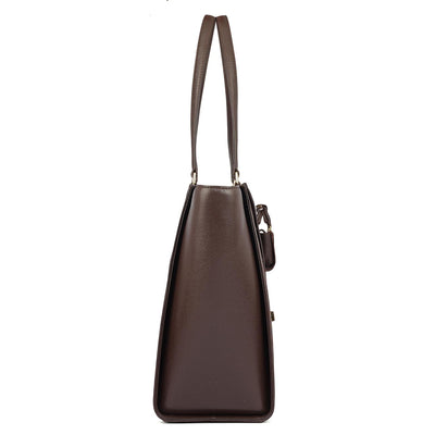 Medium Croco Franzy Leather Tote - Date