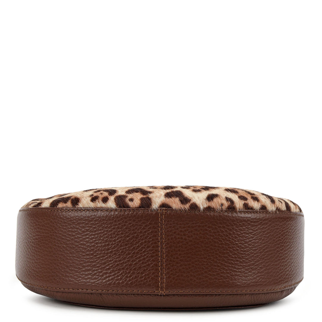 Fur Baguette (S) - Off White & Brown
