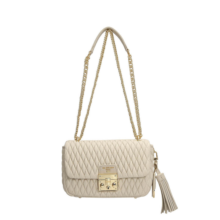 Small Francesca Shoulder Bag - Beige