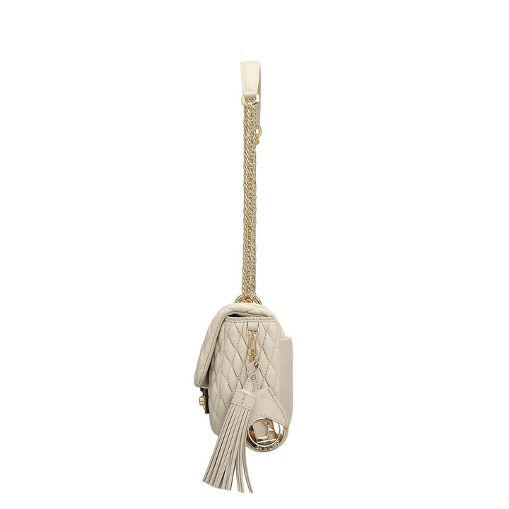 Small Francesca Shoulder Bag - Beige