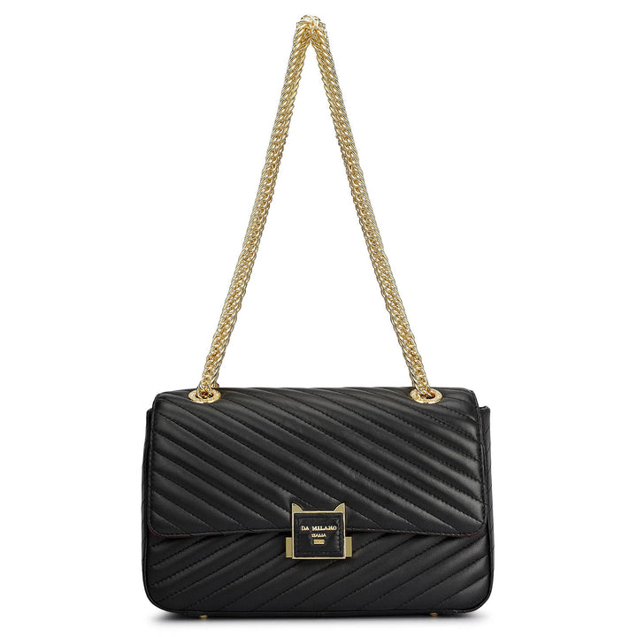 Chevron Double Chain Bag (M)