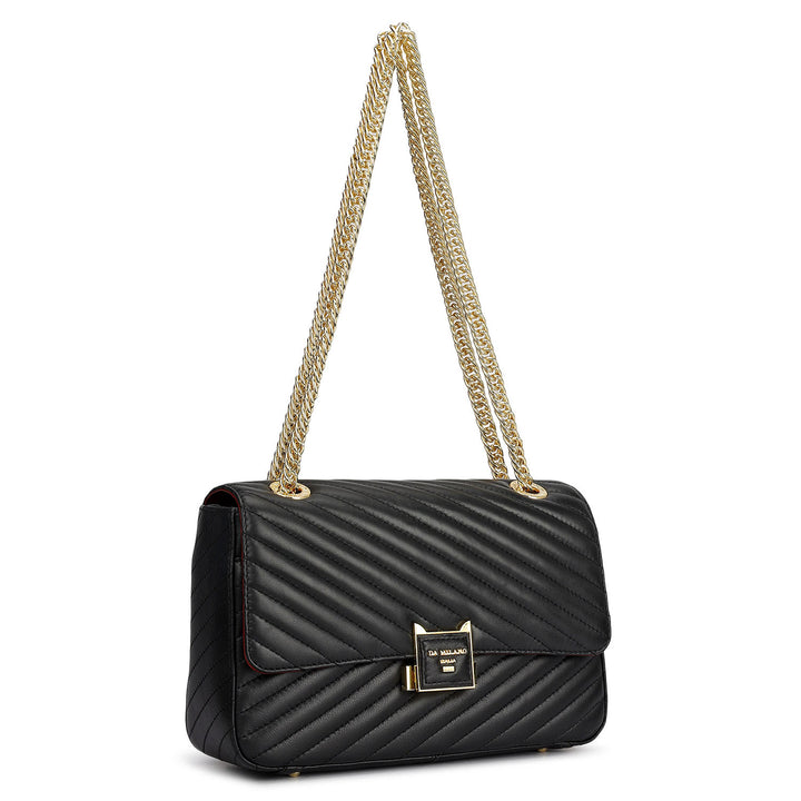 Chevron Double Chain Bag (M)