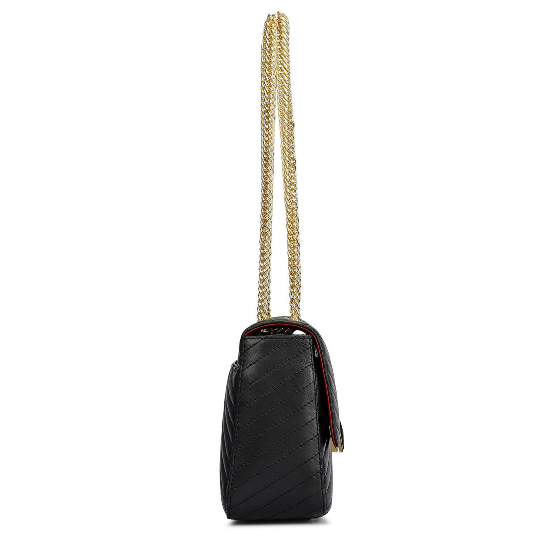 Chevron Double Chain Bag (M)
