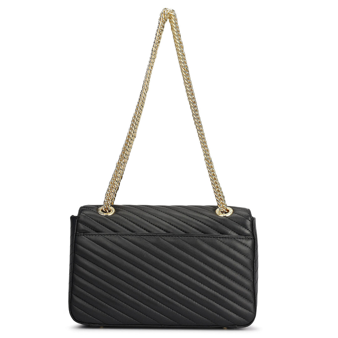 Chevron Double Chain Bag (M)