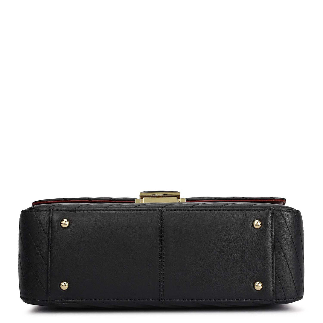Chevron Double Chain Bag (M)