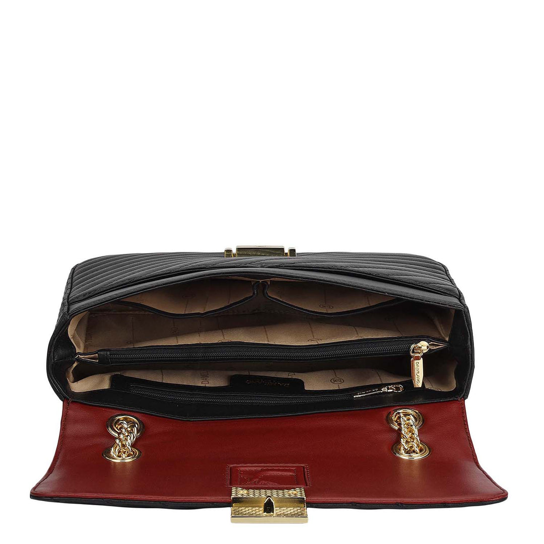 Chevron Double Chain Bag (M)