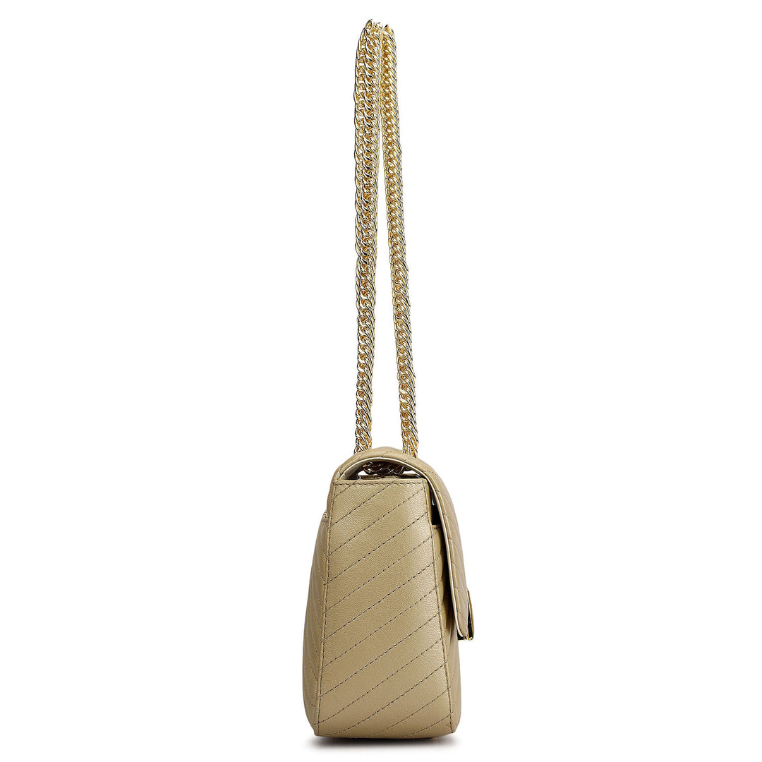 Chevron Double Chain Bag (M)