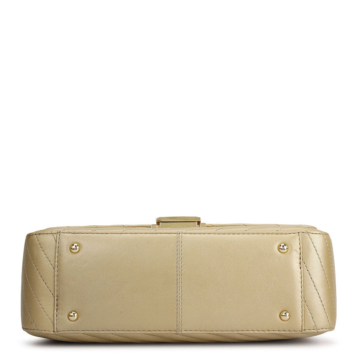 Chevron Double Chain Bag (M)
