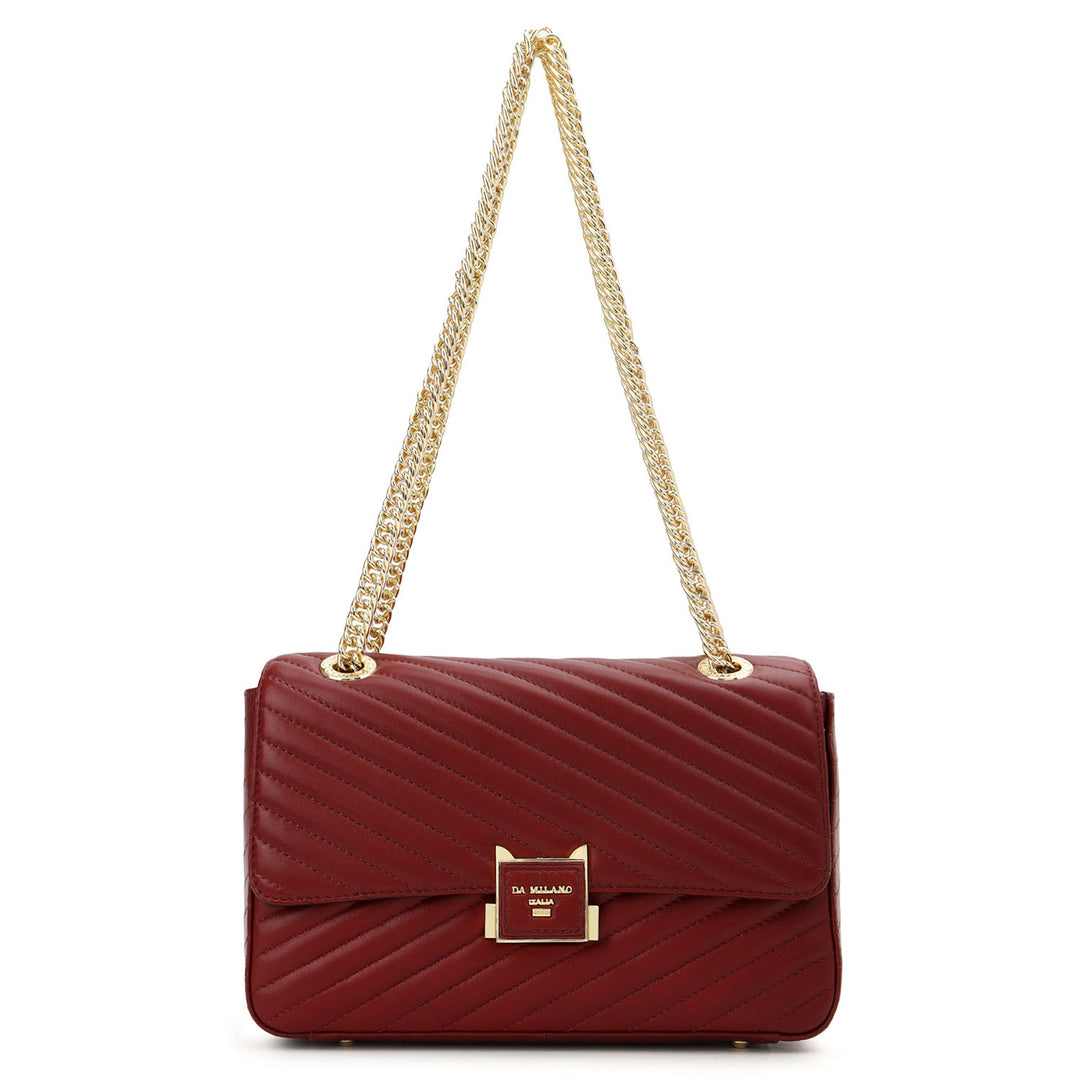 Chevron Double Chain Bag (M)