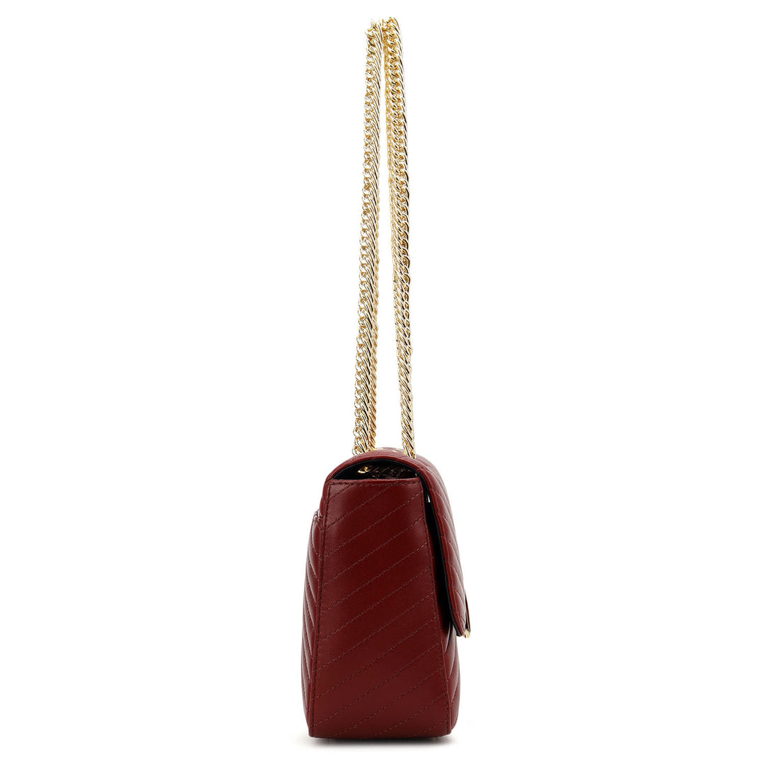 Chevron Double Chain Bag (M)