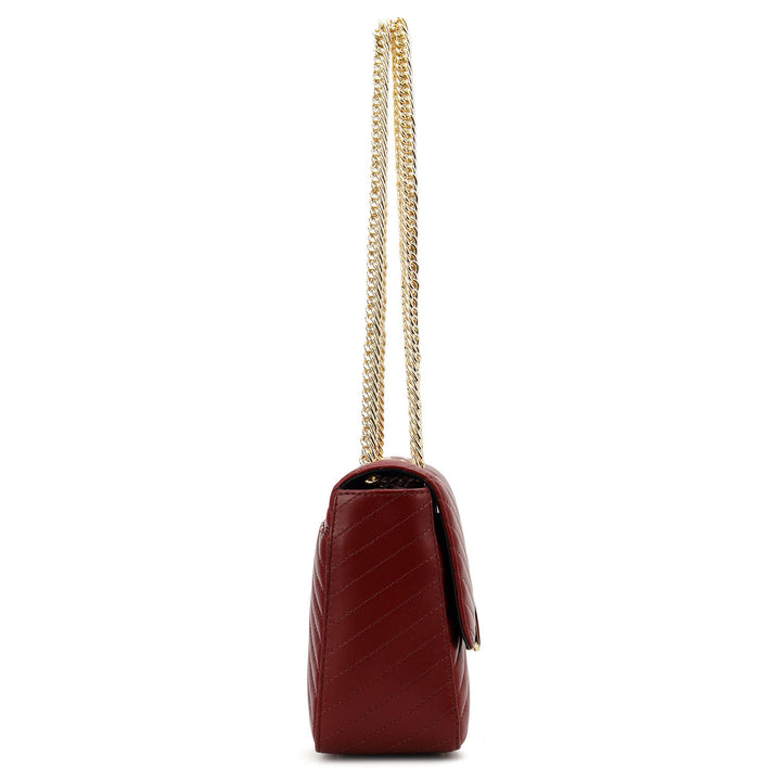 Chevron Double Chain Bag (M)